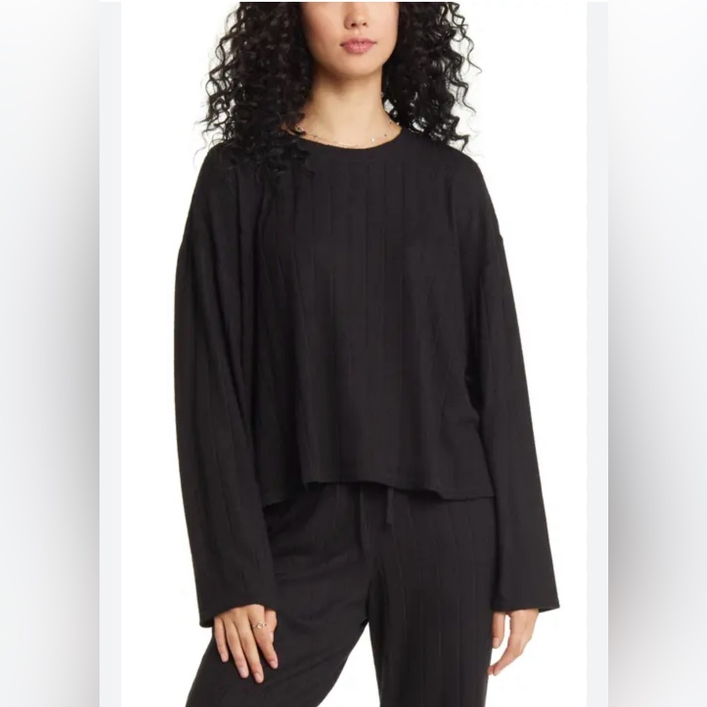 BP NWT Cozy Ribbed Pijama Top Plus Size Oversized - Picture 1 of 4